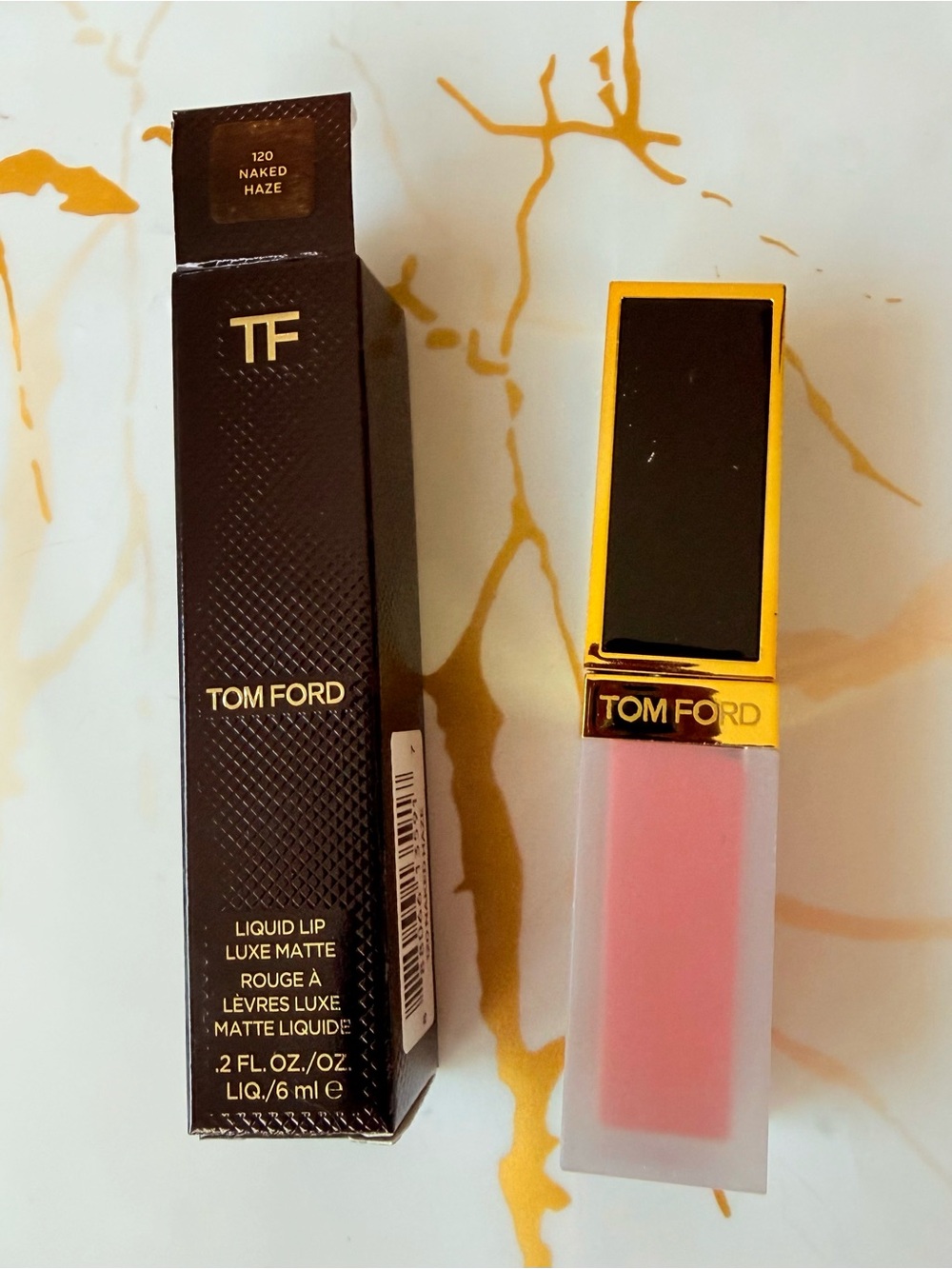 Tom Ford Luxe Matte Lipstick Shade 120 Naked Haze Full Size 6ml Brand new intact